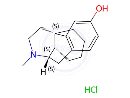 Chemical structure of Dextromethorphan-Impurity B (Hydrochloride Salt)