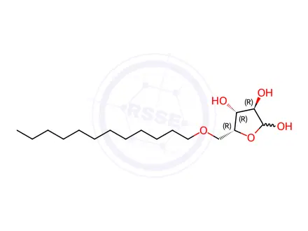 Chemical structure of 5-O-Lauryl-D-xylofuranose