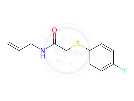 Chemical structure of N-allyl-2-((4-fluorophenyl)thio)acetamide