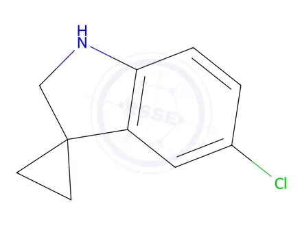 Chemical structure of 5'-Chlorospiro[cyclopropane-1,3'-indoline]