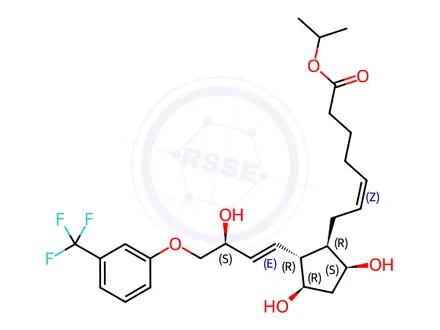Chemical structure of 15-epi-Travoprost