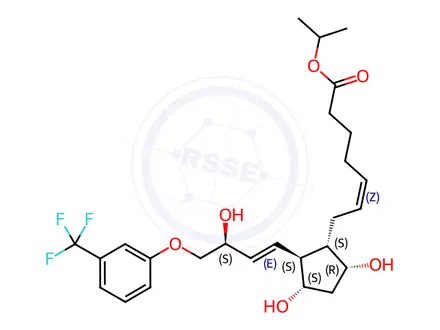 Chemical structure of Travoprost Impurity 25