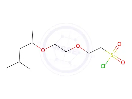 Chemical structure of 2-(2-((4-Methylpentan-2-yl)oxy)ethoxy)ethane-1-sulfonyl chloride