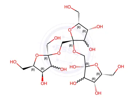 Chemical structure of Fructooligosaccharide