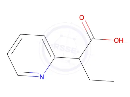 Chemical structure of 2-(Pyridin-2-yl)butanoic acid