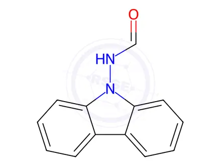 Chemical structure of N-(9H-Carbazol-9-yl)formamide