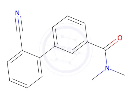 Chemical structure of 3-(2-Cyanophenyl)-N,N-dimethylbenzamide