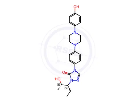Chemical structure of Posaconazole Impurity 23 DiHCl