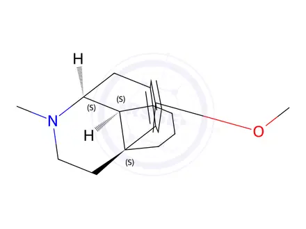 Chemical structure of Dextromethorphan