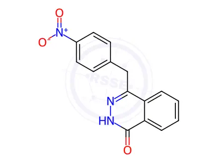 Chemical structure of 4-(4-Nitrobenzyl)phthalazin-1(2H)-one