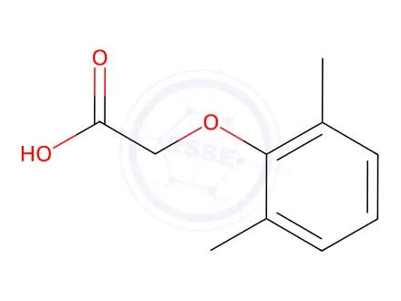 Chemical structure of 2,6-Dimethylphenoxyacetic acid