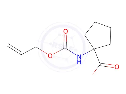 Chemical structure of 1-Allyloxycarbonylamino-cyclopentanecarboxylic acid