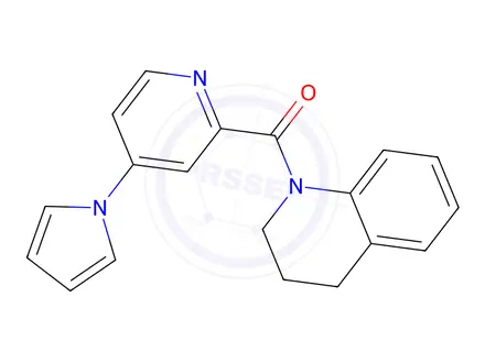 Chemical structure of (4-(1H-Pyrrol-1-yl)pyridin-2-yl)(3,4-dihydroquinolin-1(2H)-yl)methanone