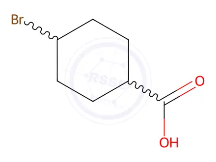 Chemical structure of 4-Bromocyclohexanecarboxylic acid