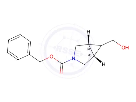 Chemical structure of Benzyl (1R,5S)-6-(Hydroxymethyl)-3-azabicyclo[3.1.0]hexane-3-carboxylate
