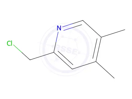 Chemical structure of 2-(Chloromethyl)-4,5-dimethylpyridine