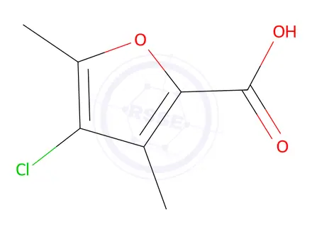 Chemical structure of 4-chloro-3,5-dimethylfuran-2-carboxylic acid