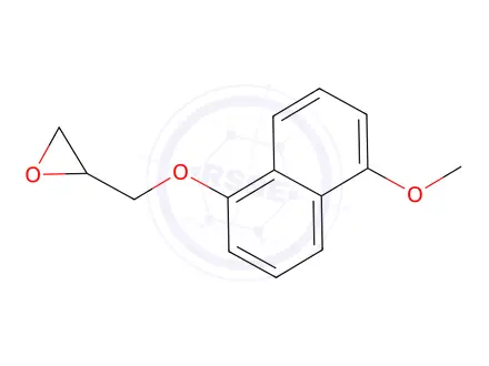Chemical structure of 2-[[(5-Methoxy-1-naphthalenyl)oxy]methyl]oxirane