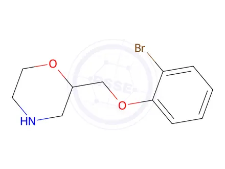 Chemical structure of 2-((2-Bromophenoxy)methyl)morpholine