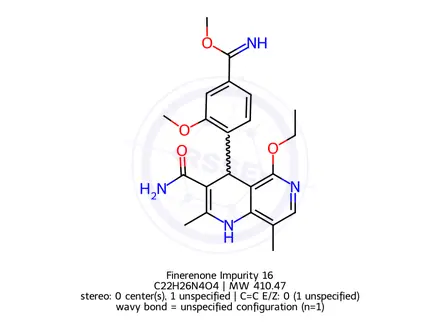 Chemical structure of Finerenone Impurity 385