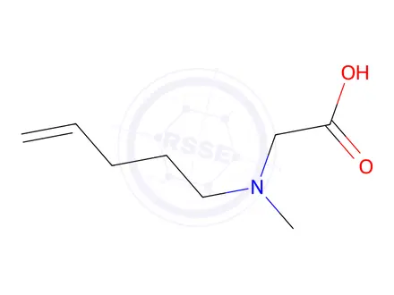 Chemical structure of n-Methyl-n-(pent-4-en-1-yl)glycine