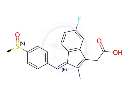 Chemical structure of (R)-Sulindac