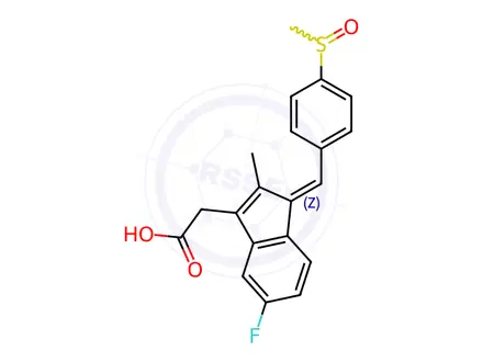 Chemical structure of Sulindac Impurity 1(Sulindac EP Impurity A)