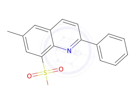 Chemical structure of 8-Quinolinesulfonic acid, 6-methyl-2-phenyl-