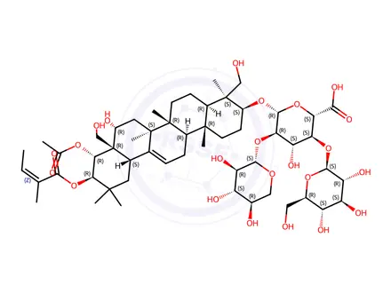 Chemical structure of Escin IIb
