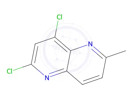 Chemical structure of 2,4-Dichloro-6-methyl-1,5-naphthyridine
