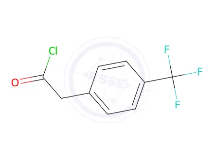 Chemical structure of 4-(Trifluoromethyl)phenylacetyl Chloride