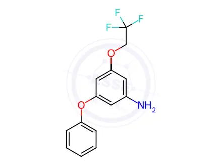 Chemical structure of 3-Phenoxy-5-(2,2,2-trifluoroethoxy)aniline