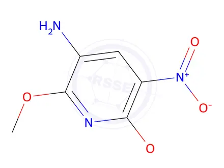Chemical structure of 2,6-Dimethoxy-5-nitro-pyridin-3-ylamine