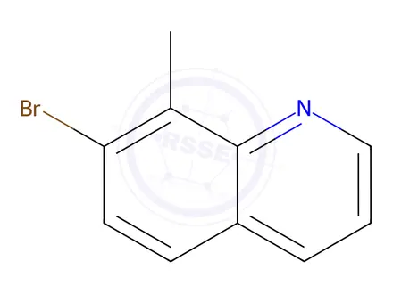Chemical structure of 7-Bromo-8-methylquinoline
