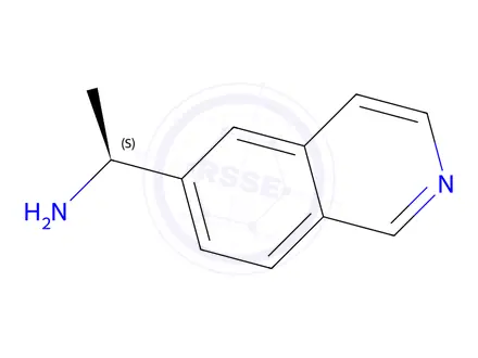 Chemical structure of (S)-1-(Isoquinolin-6-yl)ethanamine