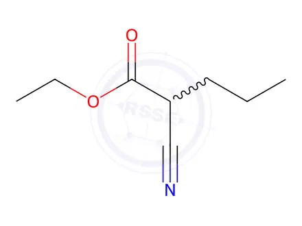 Chemical structure of Ethyl 2-cyanopentanoate