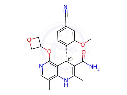 Chemical structure of Finerenone Impurity 376