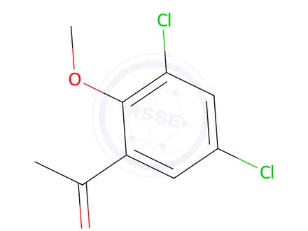 Chemical structure of 3,5-DICHLORO-2-METHOXYACETOPHENONE