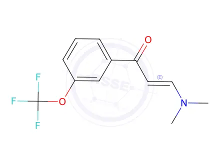 Chemical structure of 3-(Dimethylamino)-1-[3-(trifluoromethoxy)-phenyl]prop-2-en-1-one