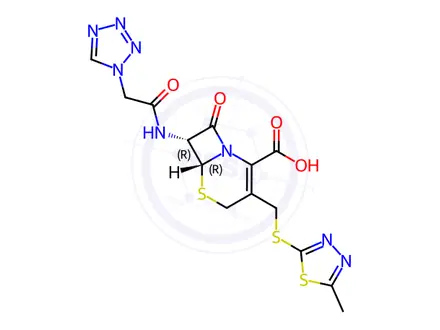 Chemical structure of Cefazolin