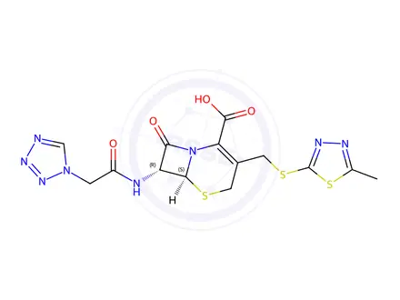 Chemical structure of Cefazolin Impurity P4