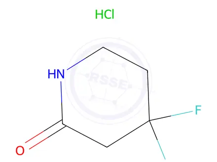 Chemical structure of 4,4-Difluoropiperidin-2-one hydrochloride
