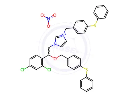 Chemical structure of Fenticonazole Nitrate Impurity 5 (Fenticonazole Nitrate EP Impurity E)