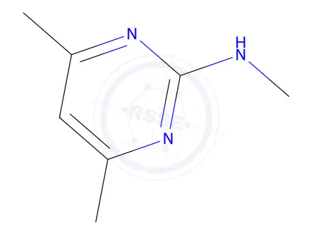 Chemical structure of N,4,6-trimethylpyrimidin-2-amine