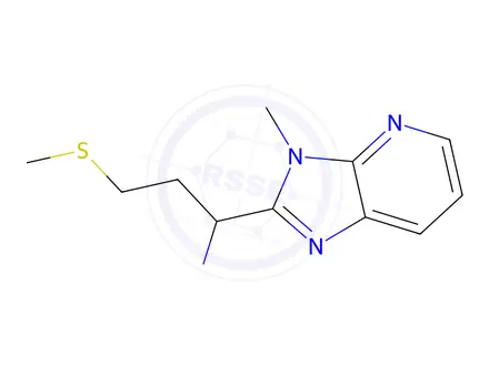 Chemical structure of 1-(3-Methyl-3h-imidazo[4,5-b]pyridin-2-yl)-3-(methylthio)propan-1-amine