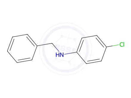 Chemical structure of N-benzyl-4-chloroaniline