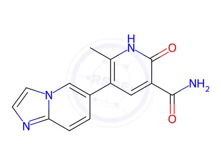 Chemical structure of Olprinone Impurity B