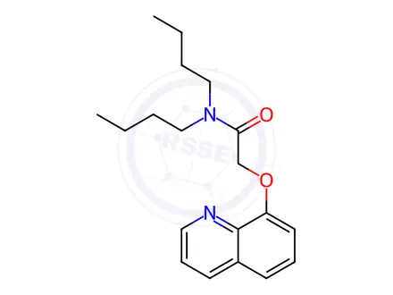 Chemical structure of N,N-Dibutyl-2-(quinolin-8-yloxy)acetamide