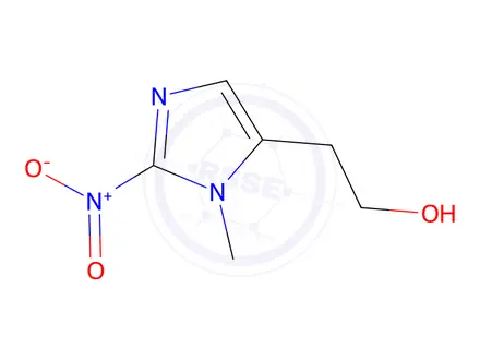 Chemical structure of 1-Methyl-2-nitro-1H-imidazole-5-ethanol