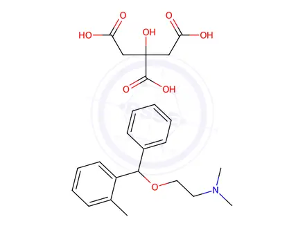 Chemical structure of Orphenadrine Citrate Working Standard (Secondary Reference Standard)